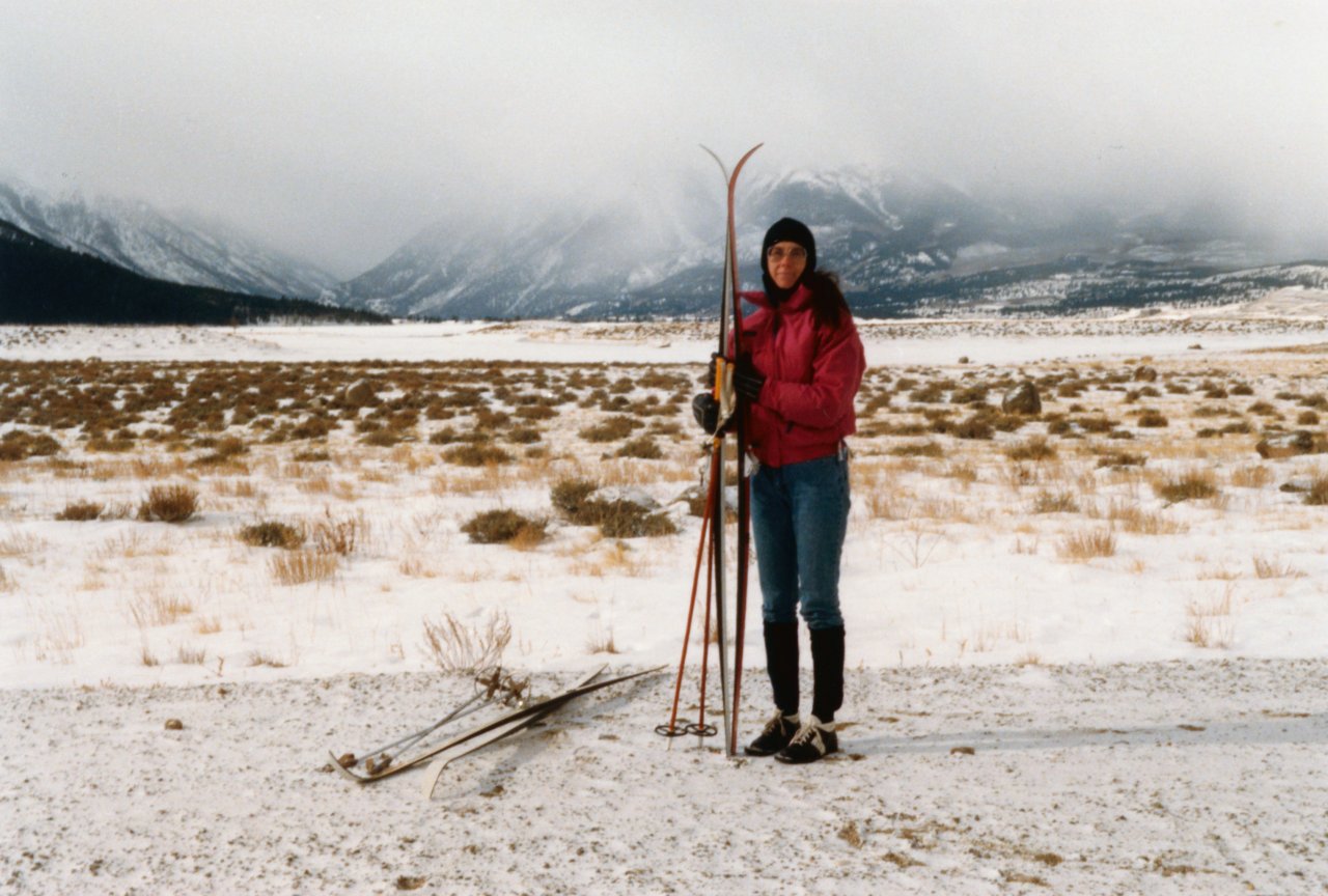 AandM cross country skiing Twin Lakes Xmas 1988 2